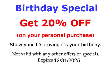20% off coupon - show this on your phone