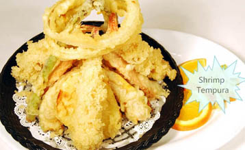 Shiso Sushi specialty shrimp tempura